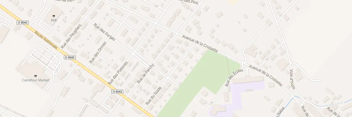 Plan du 25 Rue du Stade à Blagny