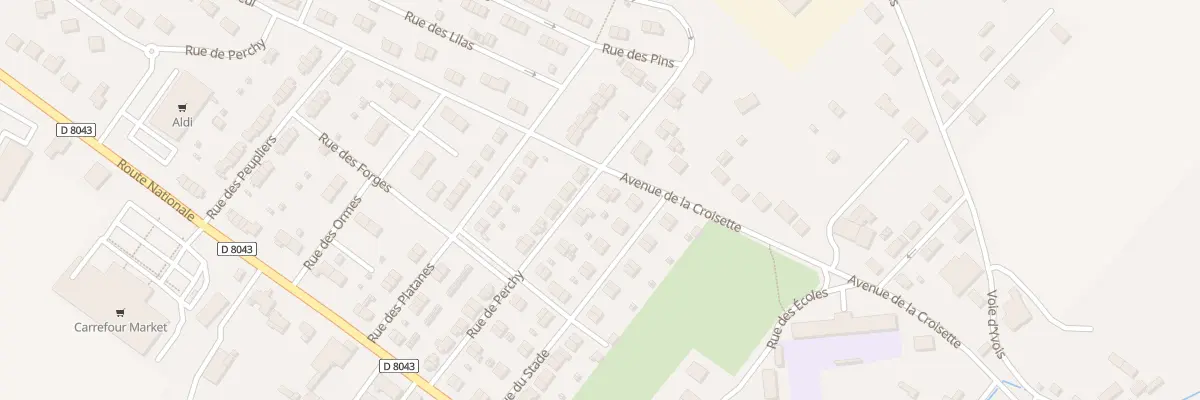 Plan du 30 Rue des Acacias à Blagny