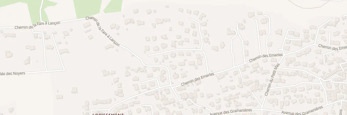 Plan du 470 Che des Emeries à La Fare-les-Oliviers