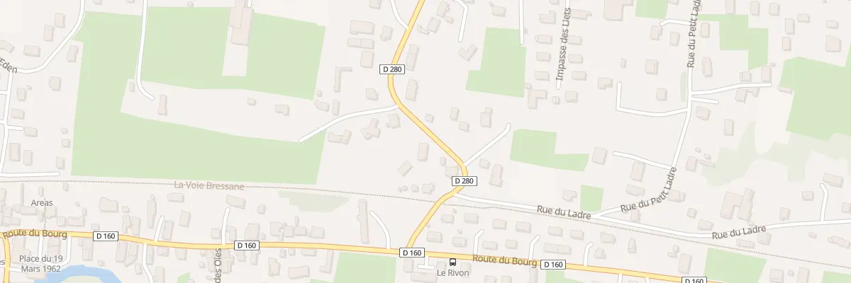 Plan du 165 Rue du Champ de Foire à Branges