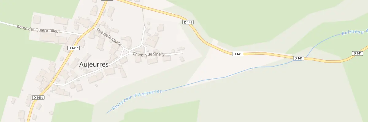 Plan du 3 Che de Sinelly à Aujeurres