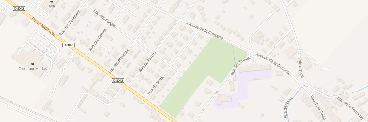 Plan du 26 Rue du Stade à Blagny