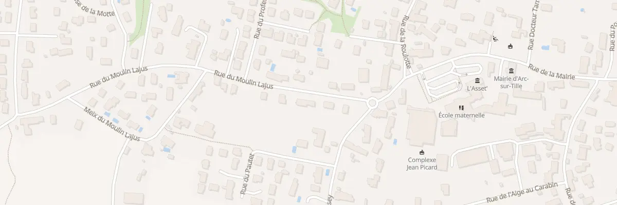 Plan du 5 Rue du Moulin Lajus à Arc-sur-Tille