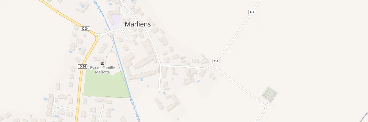 Plan du 5 Rue de Tart le Haut à Marliens
