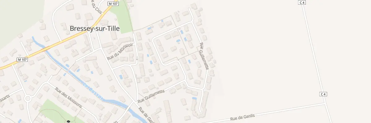 Plan du 4 Rue du Meix à Bressey-sur-Tille