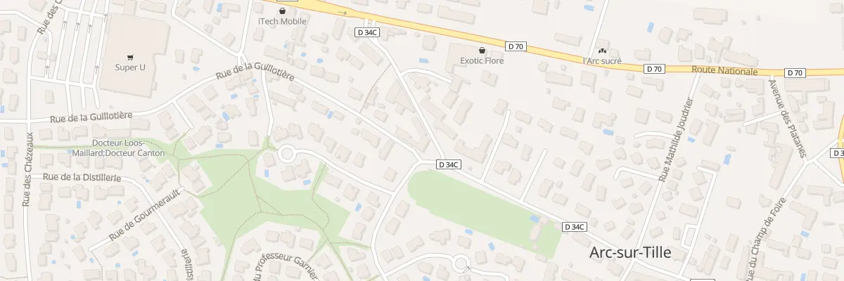 Plan du 61 Rue de Dijon à Arc-sur-Tille