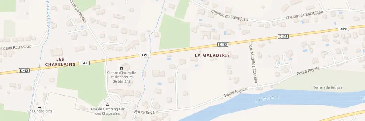 Plan du 110 All du Pas de Romanon à Saillans