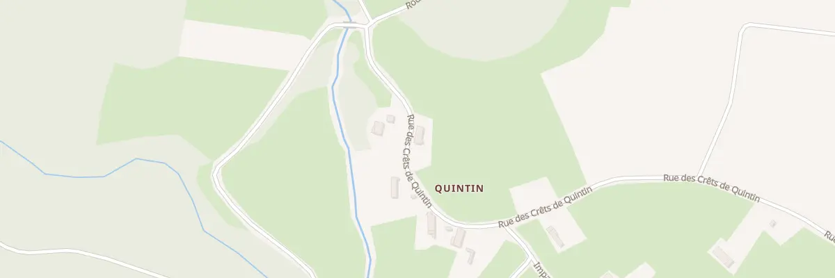 Plan du 1 Rue des Crêts de Quintin à Charette-Varennes