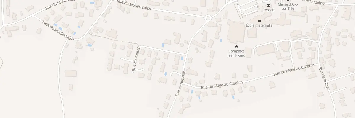 Plan du 16 Rue de Bressey à Arc-sur-Tille