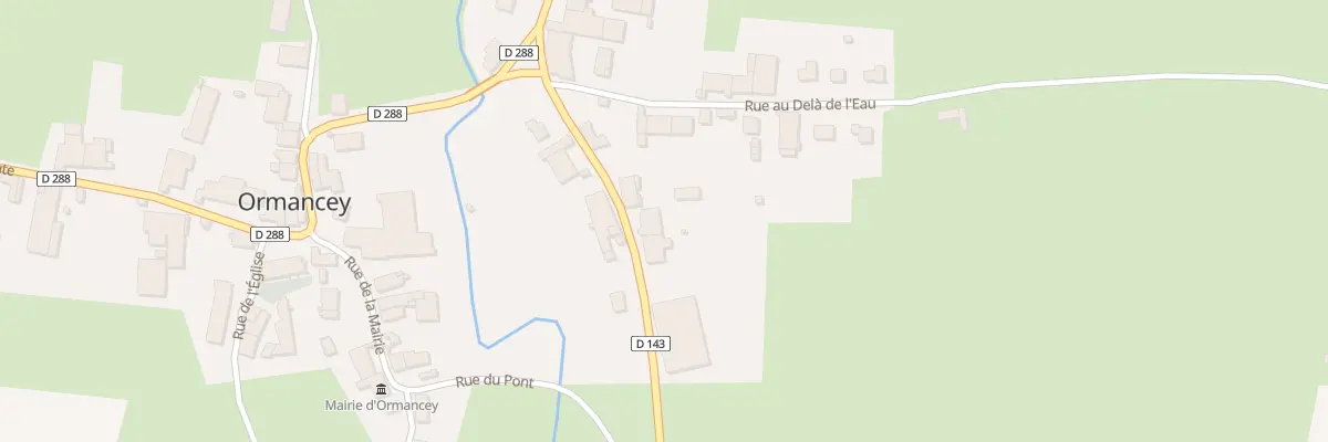 Plan du 5 Rue des Marronniers à Ormancey
