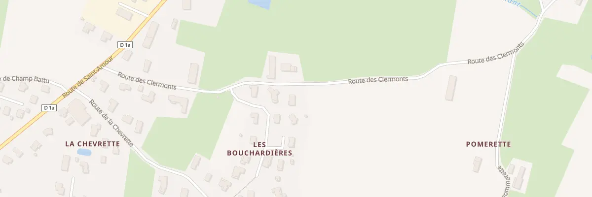Plan du 322 Rte des Clermonts à Foissiat