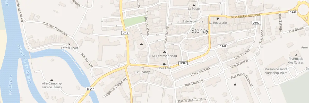 Plan du 12 Rue de l’Hopital à Stenay