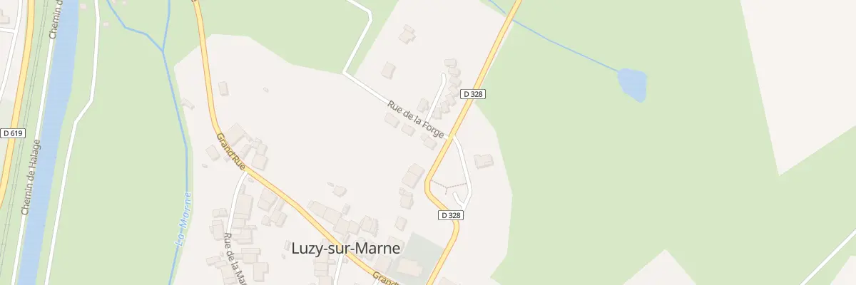 Plan du 1 Rue de la Forge à Luzy-sur-Marne