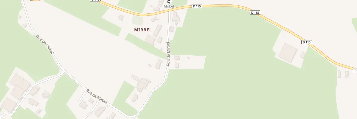 Plan du 8 Rue de Mirbel à Saint-Bonnet-en-Bresse