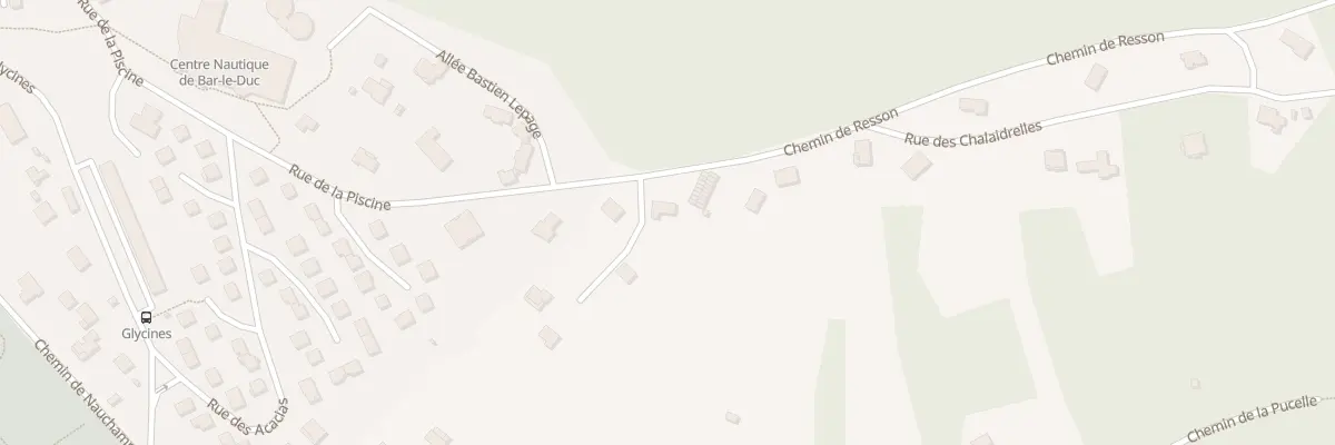 Plan du 9030 Che de Resson à Bar-le-Duc