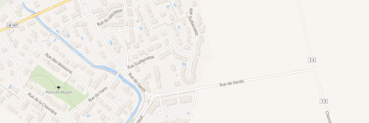 Plan du 8 Rue Guillemette à Bressey-sur-Tille
