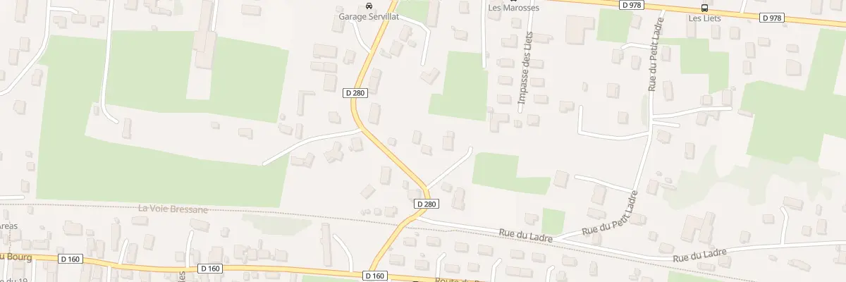 Plan du 170 Rue du Champ de Foire à Branges