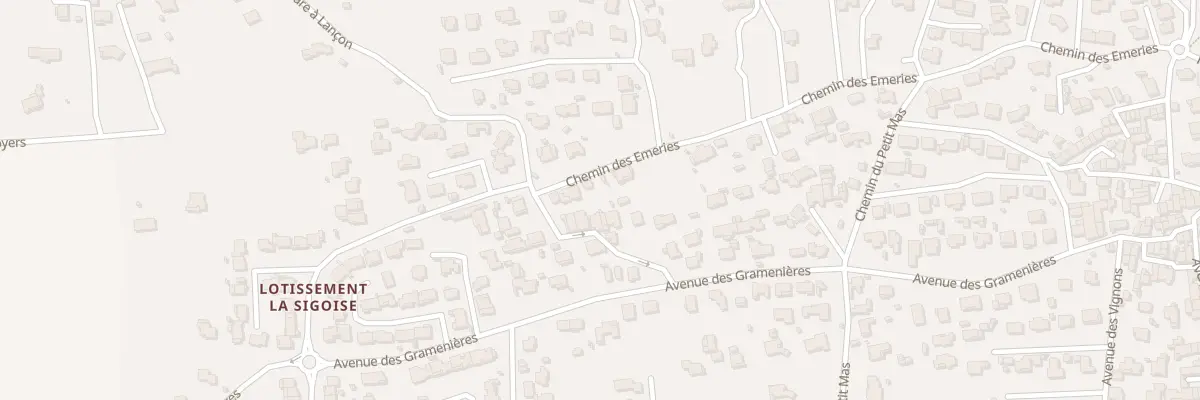 Plan du 5880 Che des Emeries à La Fare-les-Oliviers