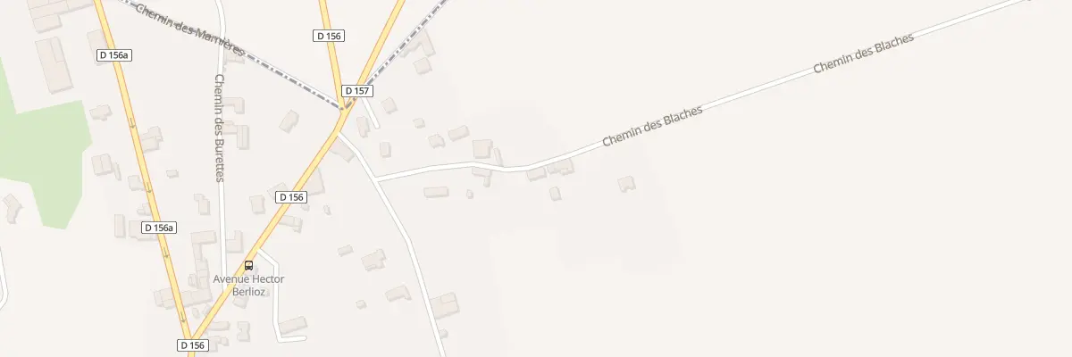 Plan du 192 Che des Blaches à Marcilloles