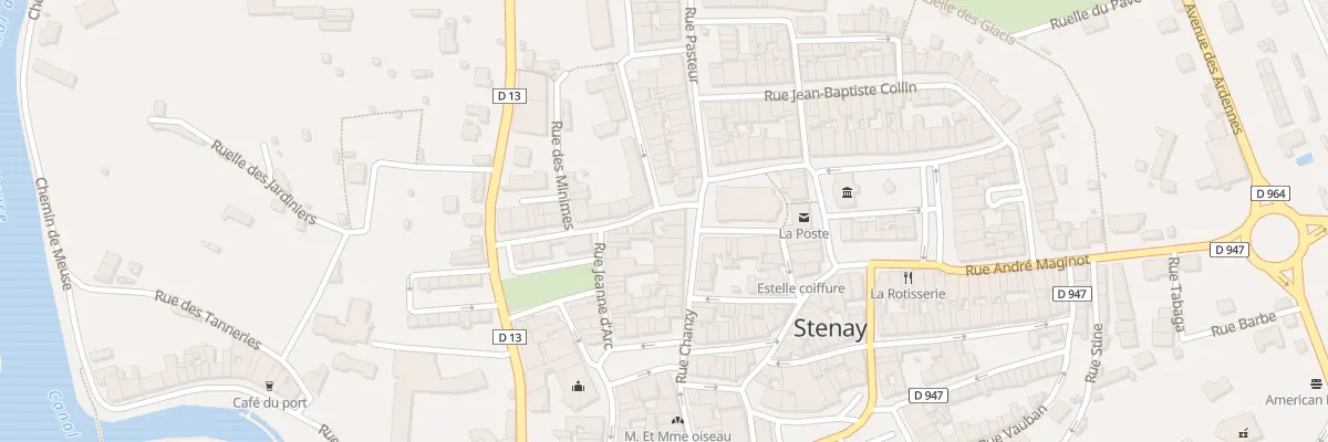 Plan du 29 Rue Chanzy à Stenay