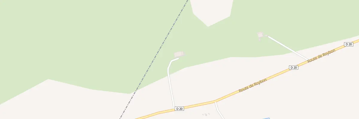 Plan du 4500 Rte de Montfalcon à Roybon