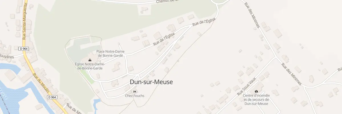 Plan du 18 Rue des Remparts à Dun-sur-Meuse