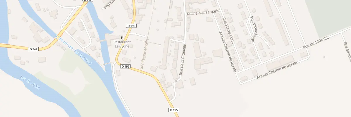 Plan du 22 Rue de la Citadelle à Stenay