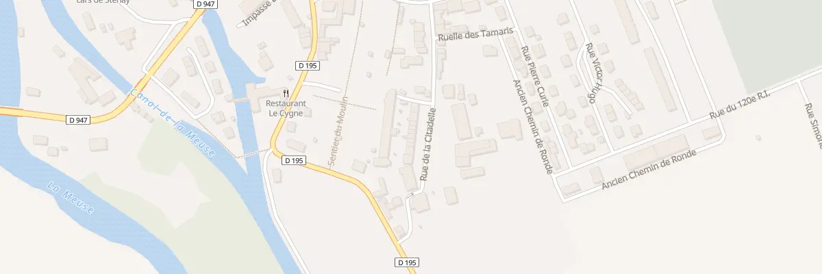 Plan du 20 Rue de la Citadelle à Stenay