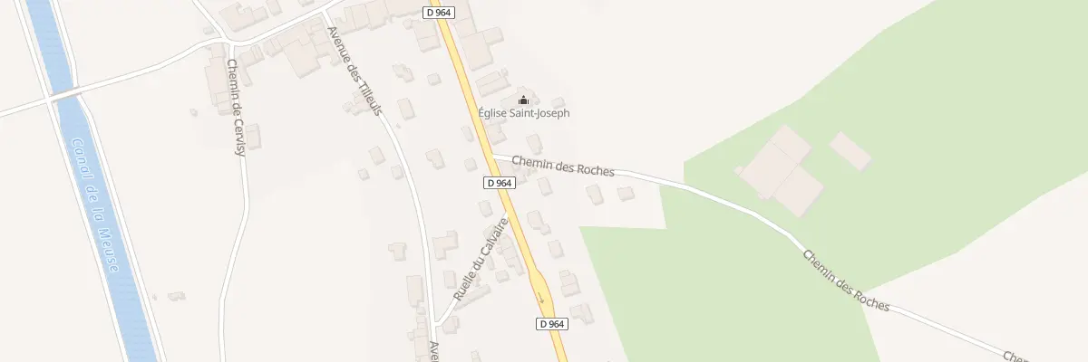 Plan du 2 Che des Roches à Stenay