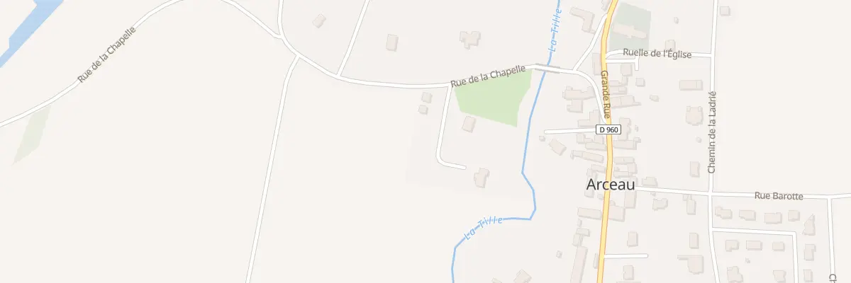 Plan du 9 Rue de la Chapelle (Arceau) à Arceau