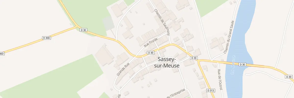 Plan du 20 Gr Grande Rue à Sassey-sur-Meuse