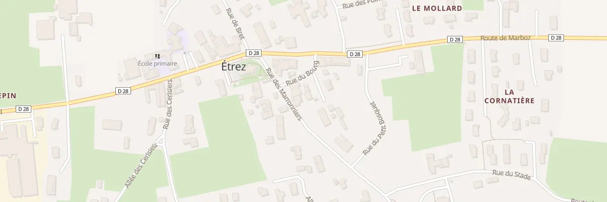 Plan du 89 Rue des Marronniers à Bresse Vallons
