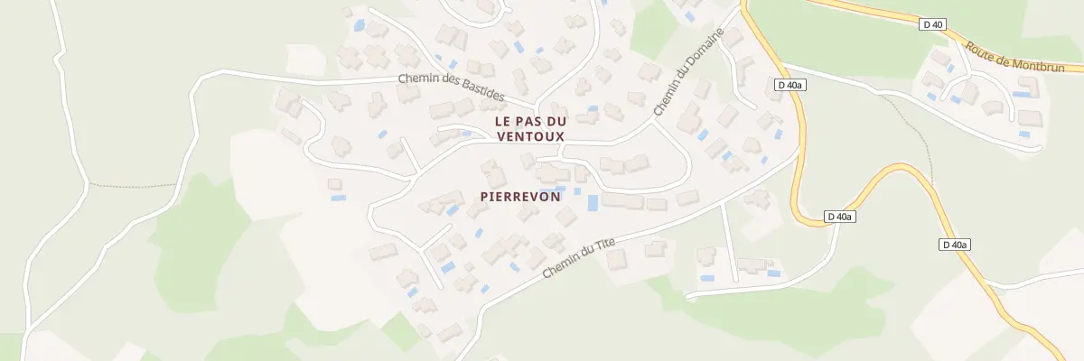 Plan du 195 Che du Domaine à Mollans-sur-Ouvèze
