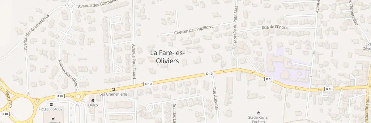 Plan du 120 Av de Montricher à La Fare-les-Oliviers