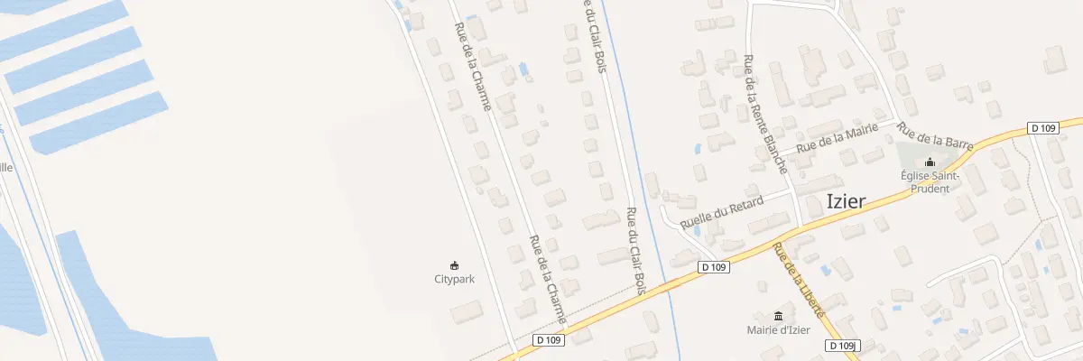 Plan du 12 Rue de la Charme à Izier
