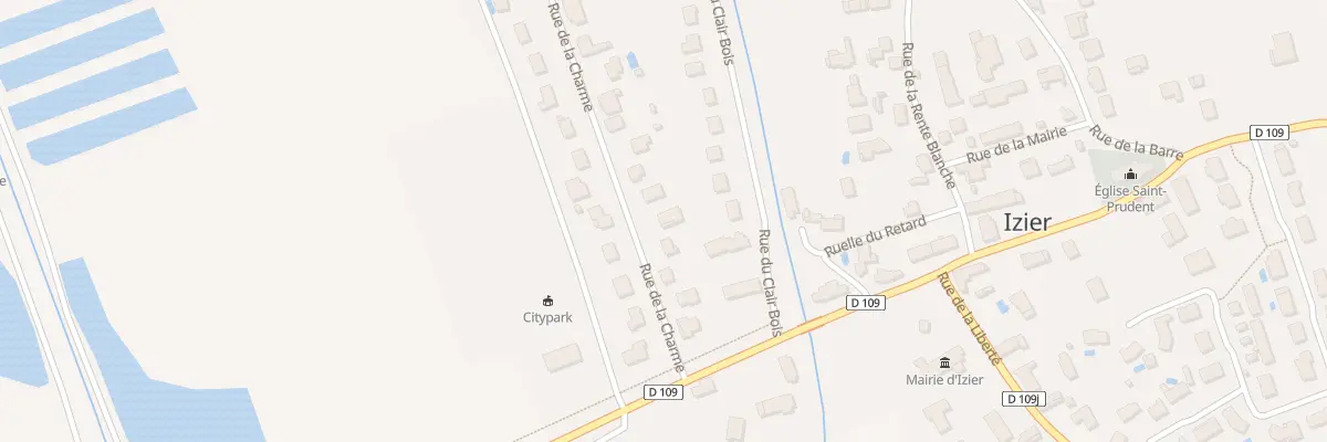 Plan du 10 Rue de la Charme à Izier
