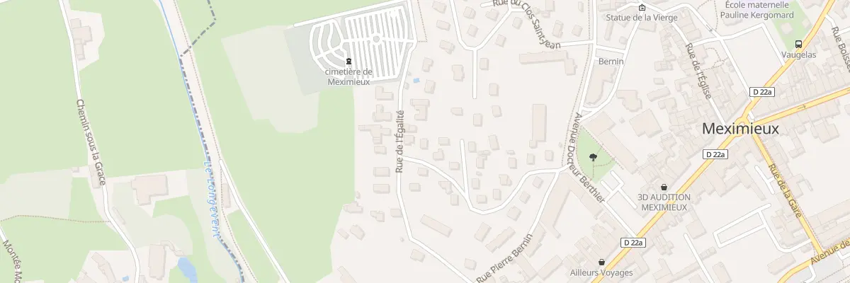Plan du 28 Rue Pivarel à Meximieux