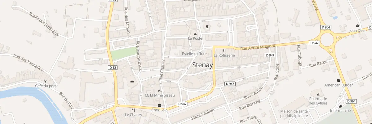 Plan du 17 Rue General de Gaulle à Stenay