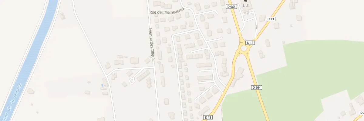 Plan du 16 Rue des Tulipes à Stenay