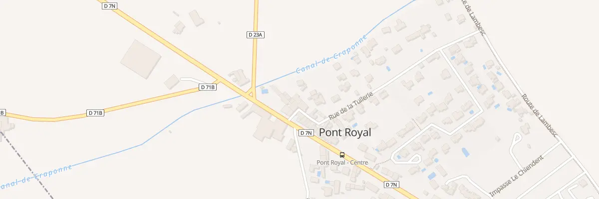 Plan du 5239 Pont-Royal-Nord à Mallemort