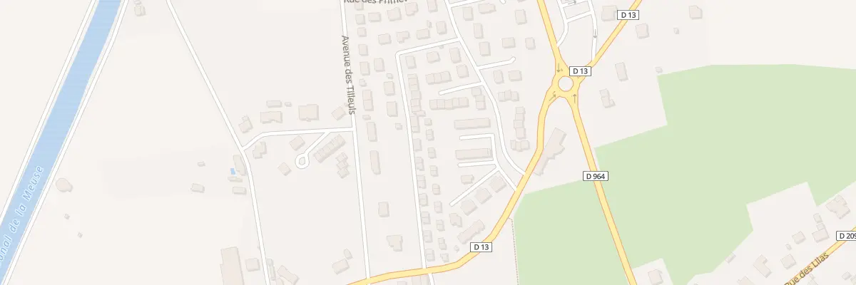 Plan du 25 Rue du Docteur Ginestet à Stenay
