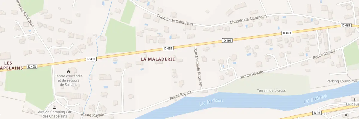 Plan du 565 Av Georges Coupois à Saillans