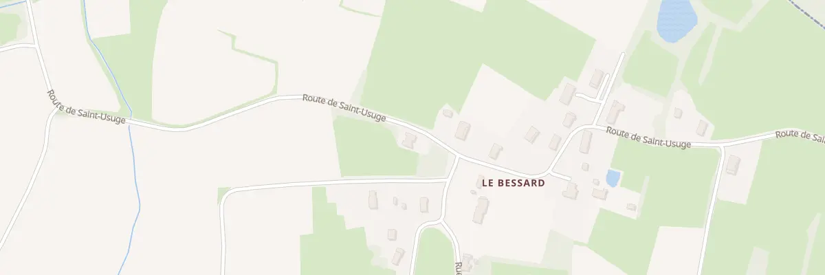 Plan du 2590 Rte de Saint-Usuge à Juif