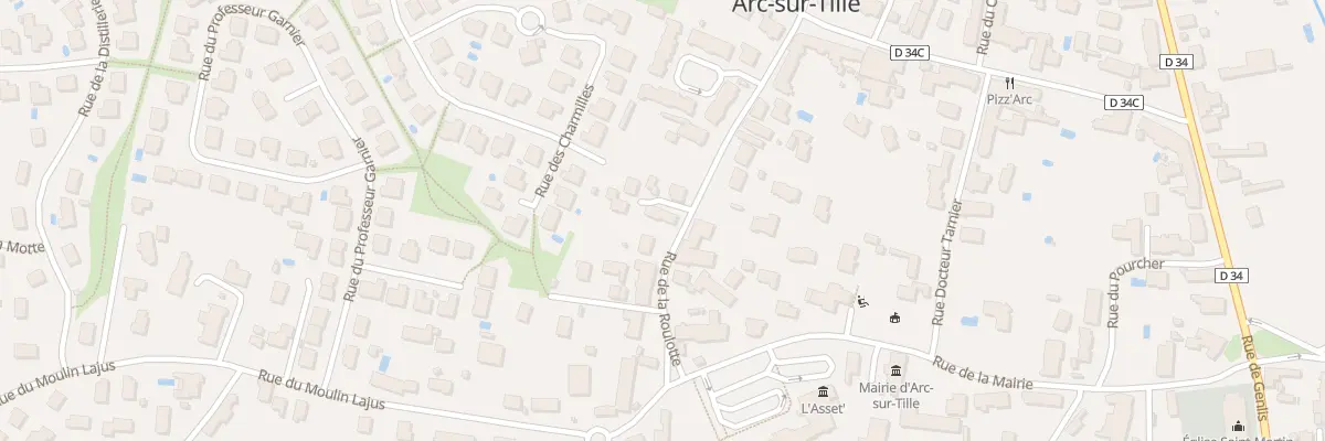 Plan du 17 Rue de la Roulotte à Arc-sur-Tille
