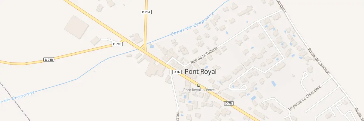 Plan du 28B Pont-Royal-Nord à Mallemort