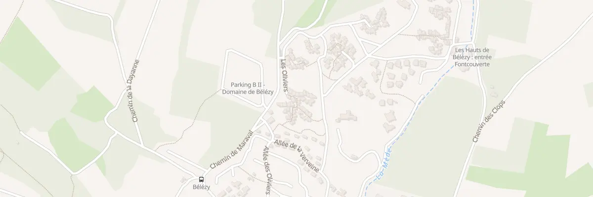 Plan du 6092 Les Hauts de Belezy à Bédoin