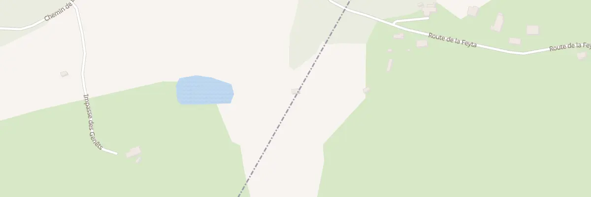 Plan du 7231 Rte de la Feyta à Montfalcon