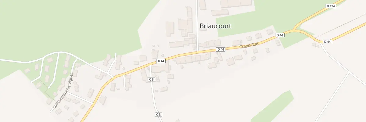 Plan du 25 Gr Grand Rue à Briaucourt
