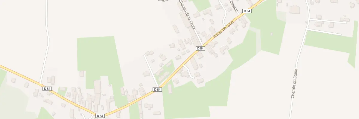 Plan du 40 Rte de Lyon à Saint-Maurice-de-Gourdans