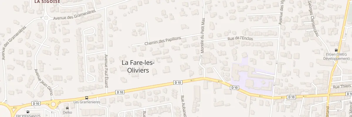 Plan du 82A Av de Montricher à La Fare-les-Oliviers